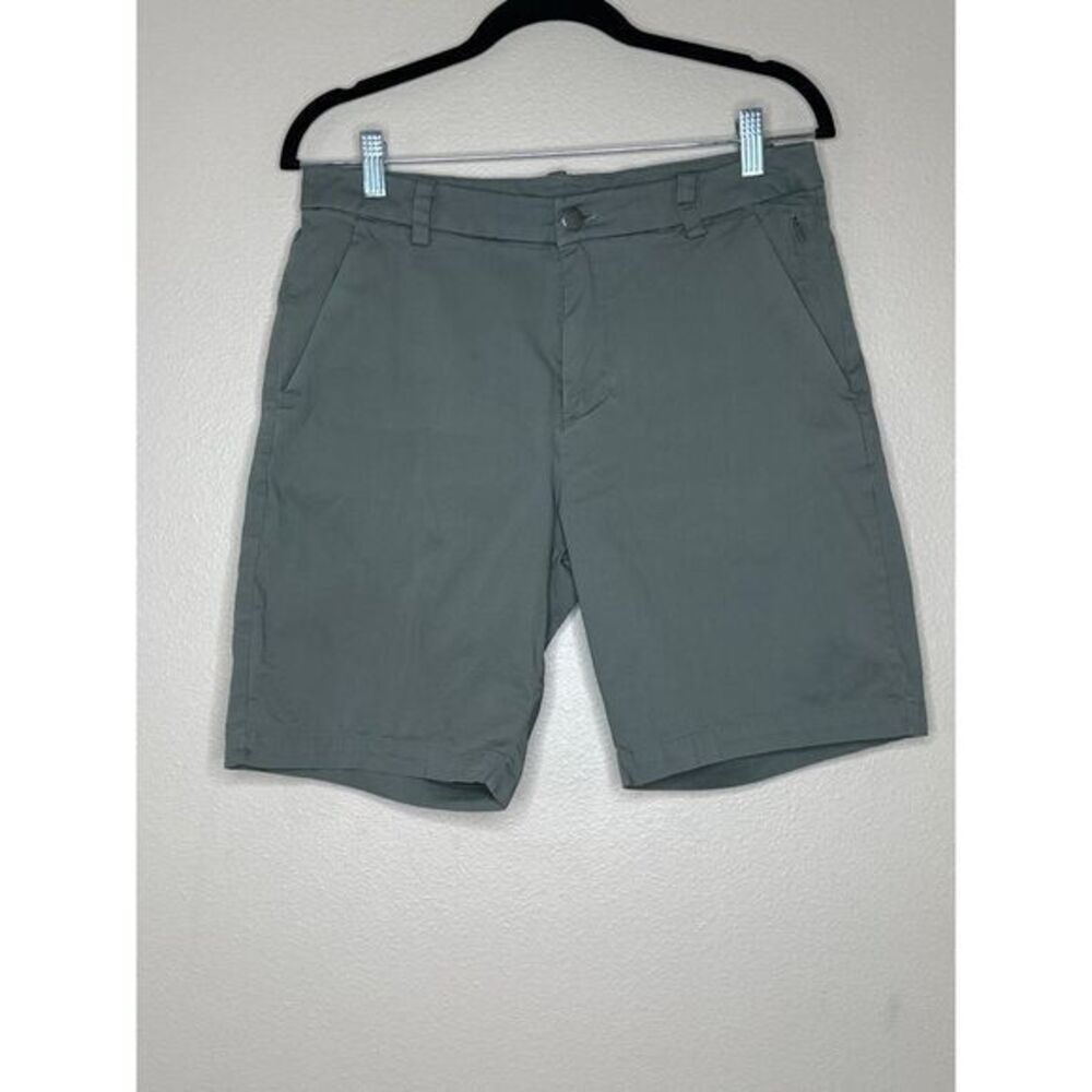 Lululemon Commission Shorts Men's‎ Size 30 Green 9" Inseam Style LM7AAASE